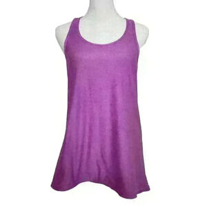 Under armour women's purple athletic racerback tank top size small